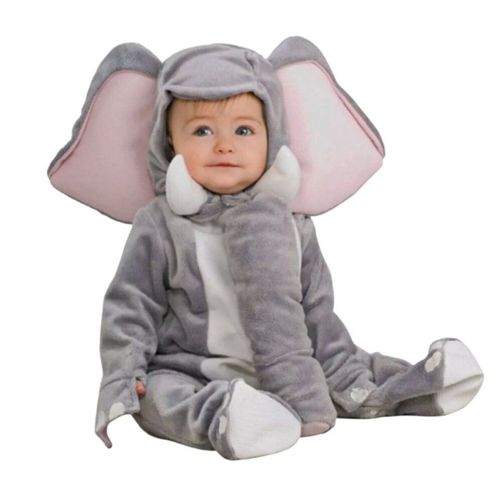 Infants Toddler NWT Elephant halloween Costume sz 6-12 Months zoo family costume